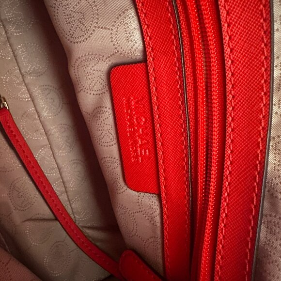 Michael Kors Orange Purse - Picture 2 of 5